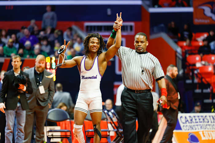 Illinois state wrestling championships February 18 2023 Nate Latsch 15433